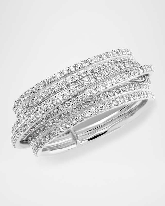 Flawless Kinetic Diamond Statement Ring